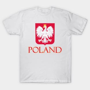 Poland - Coat of Arms Design T-Shirt